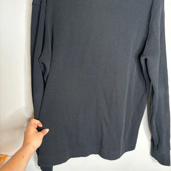 Theory Mattis Studio Waffle Knit Crewneck Sweater